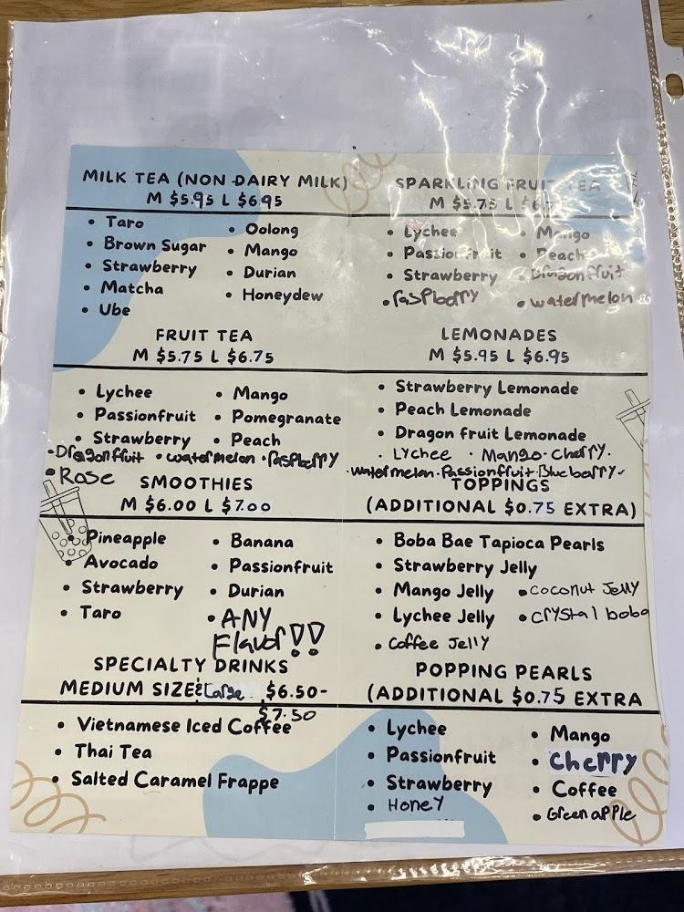 BobaBae Teahouse Taro Milk Tea